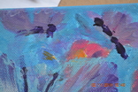 Картина "Метелик серед літа", 30х20 см., жовтень 2019 р., акрил, Лера Назаренко, 11 років, фото №7