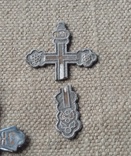 Серебреные крестики 5шт., фото №5