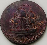Англия, Халл 1/2 пенни 1791  год, фото №2