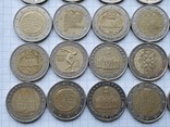 Евро разные,2€×20 шт,18шт.из них-юбилейные., фото №5