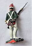 Коллекционный солдат (77), олово, ракрашенный, фото №12