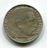 2 марки 1939 г. Монетный двор E, фото №2