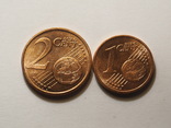 1 и 2 евроцента Греция UNC, фото №2