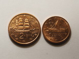 1 и 2 евроцента Греция UNC, фото №3