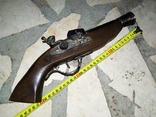 Пистолет коллекционный металл дерево, фото №9