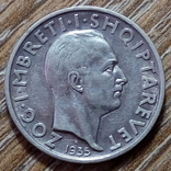 Албания 1 франг АР 1935 г., фото №3