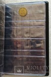 Альбом для монет на 132 яейки комбинированый коричневый, фото №4