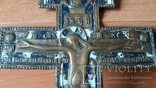 Крест 34 см две эмали, фото №6