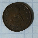 Зимбабве 1 цент, 1986, фото №3