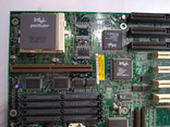 Материнская плата Intel c процессором Pentium75 под сокет 5, фото №3
