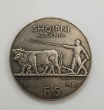 SHQIPNI Albania Fr.A 5 1926, фото №3