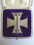Железный крест 1 класса 1914 года клеймо КО в футляре., фото №5