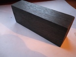 Мореный дуб загатовка 40x30x130mm для рукоядки ножа, фото №3