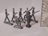 Фигурки солдатиков, оловяные солдатики, моряки 7 шт, фото №3