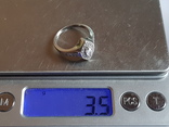 Кольцо серебро 925 проба. Размер 17, фото №9