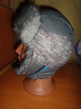 Зимняя шапка-ушанка ТМ Дембохаус, размер 52-54, фото №5