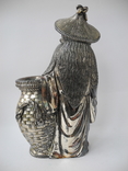 Карандашница фигура Старый Рыбак ( Серебро ), фото №9