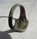 Перстень псевдогеральдика 18-19 век, фото №6