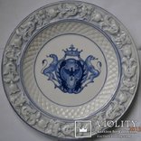 Старинная тарелка с фамильным гербом, фото №2