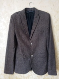 Модный мужской приталенный пиджак Topman оригинал в отличном состоянии, photo number 3
