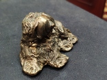 Собака Бобтейл бронза большая коллекционная миниатюра, фото №3
