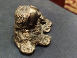 Собака Бобтейл бронза большая коллекционная миниатюра, фото №7