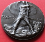 Медаль Бюро Помощи Красного Креста в Перемышле 1914-1915. Австро-Венгрия., фото №2