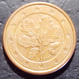 Германия 1 евро цент 2002 год Метка монетного двора (G) Карлсруе  (548), фото №3