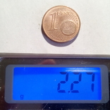 Германия 1 евро цент 2002 год Метка монетного двора (J) Гамбург  (546), фото №5