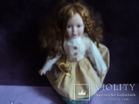 Кукла фарфоровая 43 см  Deko puppe, Германия, фото №2