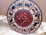 Часы знаки зодиака настенные Индонезия, фото №2