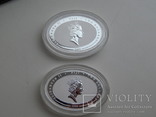 4 монеты по 2 доллара 2009 г. Фиджи "Дирижабли", фото №9