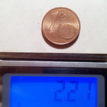 Испания 1 евро цент 2016 год (553), фото №5