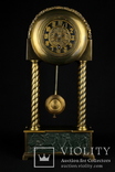 Старые интерьерные часы Hamburg-Amerikanische Uhrenfabrik (HAU). Германия (0311), фото №3