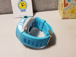 Детские телефон часы с GPS трекером Q360 Blue, фото №5