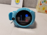 Детские телефон часы с GPS трекером Q360 Blue, фото №9