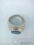 Мужской перстень серебро 925 пробы размер 20, фото №5