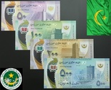 Мавритания - Набор из 4 банкнот - 50, 100, 200, 500 угий 2017 - Полимер - UNC, Пресс, фото №3