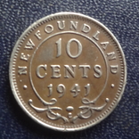 10  центов 1941 Ньюфаунленд  серебро  (1.2.7)~, фото №2