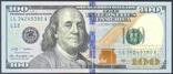 США - 100 $ долларов 2009 A - San Francisco (L12) - UNC, Пресс, фото №3