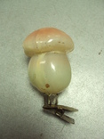 Елочная игрушка на прищепке грибочек, фото №2