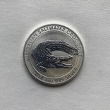 Австралия 2014 год Крокодил 1 унция серебро 999, фото №2