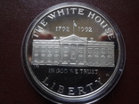 1 доллар 1992  США  серебро   (8.4.1)~, фото №3