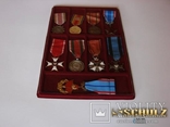 Планшет на 9 наград и медалей (Тип 8+1) + прозрачный футляр MM-Schulz Польша, фото №4