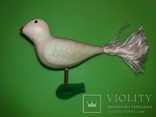 Елочная игрушка на прищепке Птица, фото №3