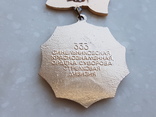 Знак Ветеран 333 Синельниковской краснознаменной ордена Суворова стрелковой дивизии, фото №6