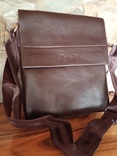 Новая мужская сумка,26*22см, качество, фото №7