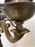 Большой канделябр, 70 см, бронза, латунь, электрифицирован, конец 19 века, фото №9