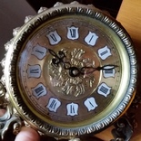 Годинник, бронза  Н21х17,5х13, фото №5