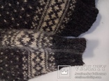 Скандинавский свитер. Норвежский шерстяной мужской свитер, фото №7
